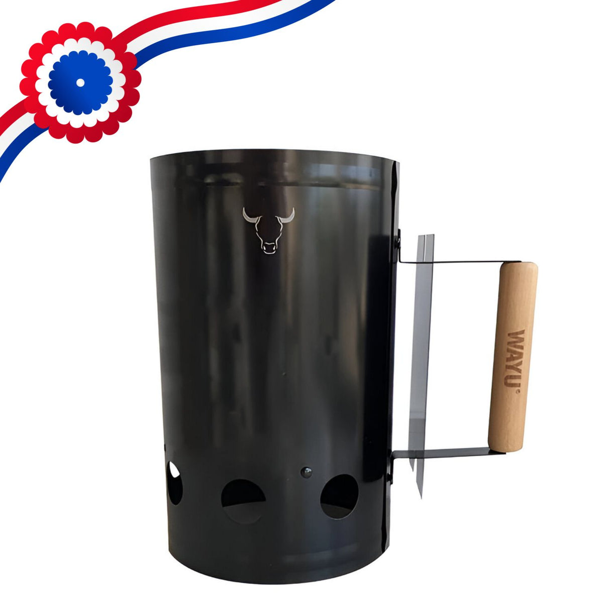 Chimenea De Acero Iniciador Fuego Carbon Rapido Parrilla Wayu