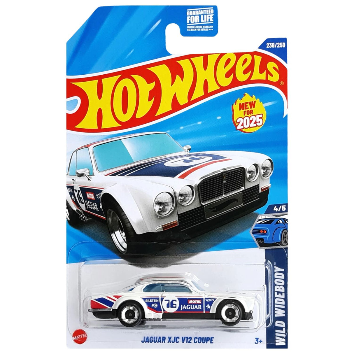 Auto Hot Wheels Regular Jaguar XJC V12 Coupe Mattel 238/250