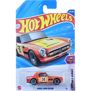 Auto Hot Wheels Honda S800 Racing Juguete Mattel 212/250