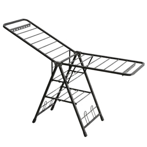 Tendedero Plegable de Acero Regulable para Ropa Color Gris | Disparo.cl