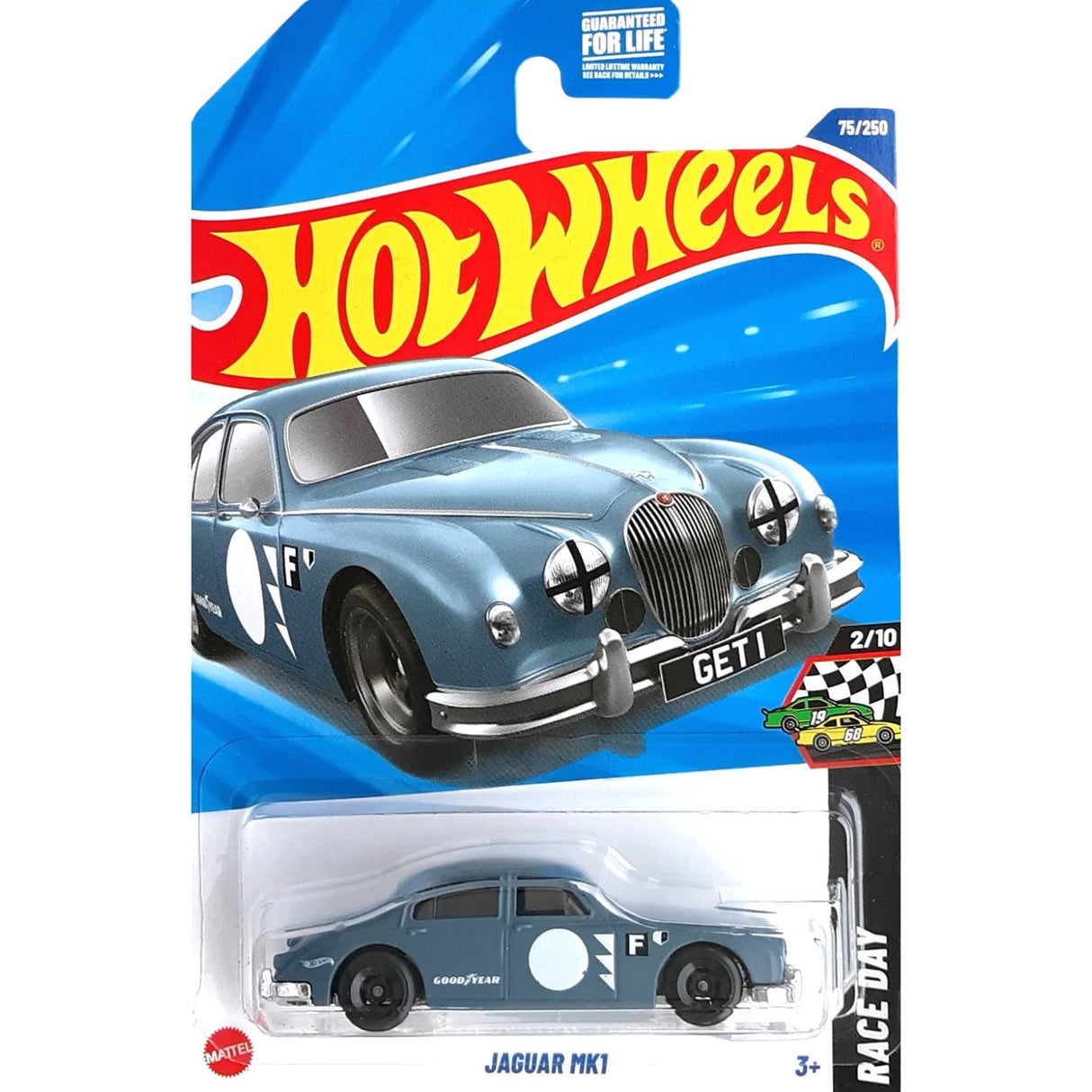 Auto Hot Wheels Regular Jaguar Mk1 Juguete Mattel 75/250