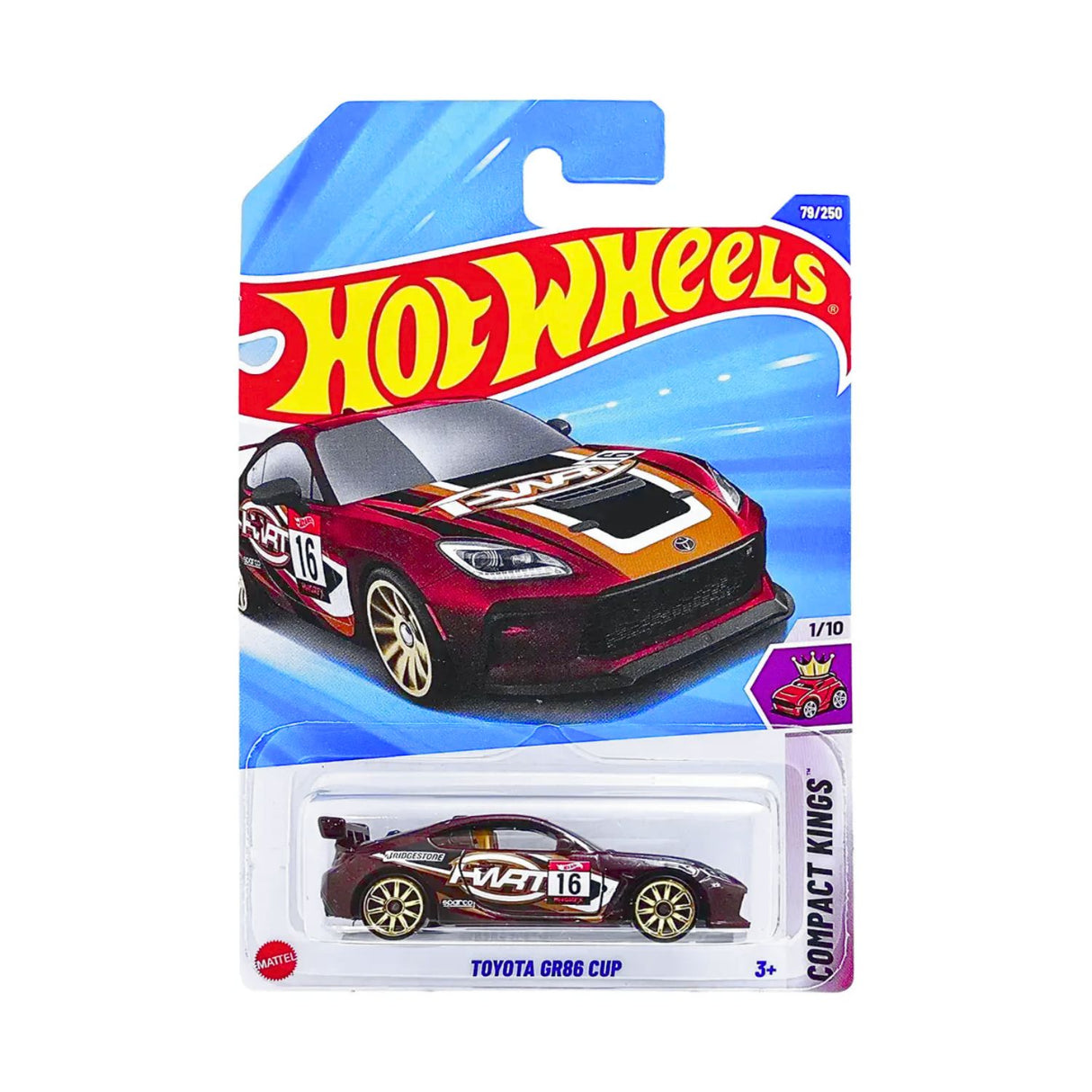 Auto Hot Wheels Toyota Gr86 Cup Juguete Mattel 79/250