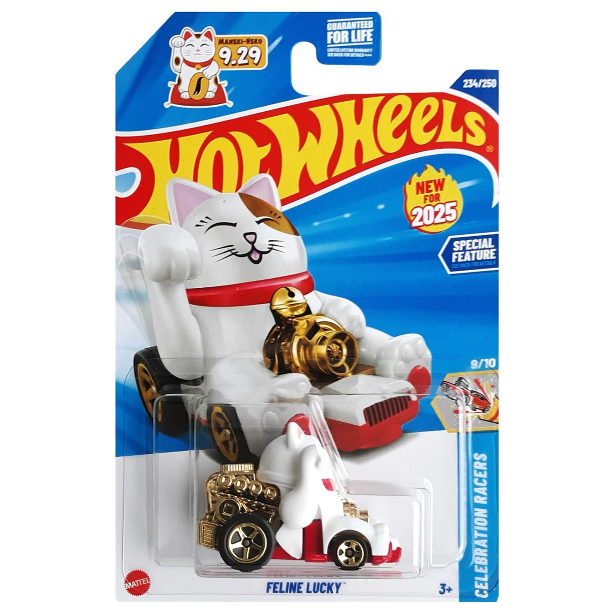 Auto Hot Wheels Regular Feline Lucky Juguete Mattel 234/250