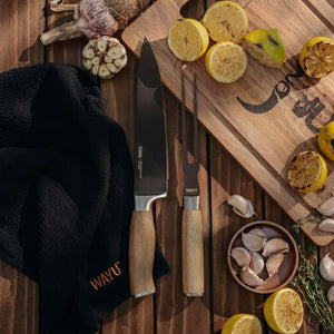 Set Cuchillo Tenedor con Revestimiento Antiadherente Wayu