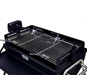Parrilla a Carbon Altura Ajustable con Spiedo Wayu