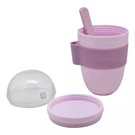 Vaso Yogurt Keep Cereal 330ml Con Cuchara