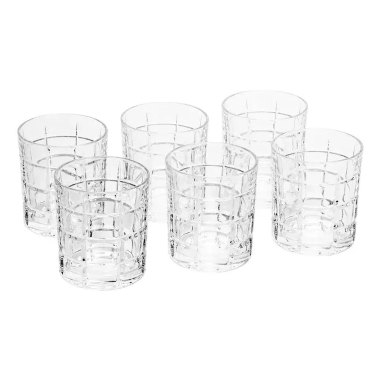 Set De 6 Vasos Bajos 350Cc Modelo Glasglow Jugos Bebidas