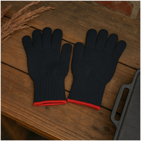 Guantes Parrilleros 30cm Fontina Algodón Diseño Lineas