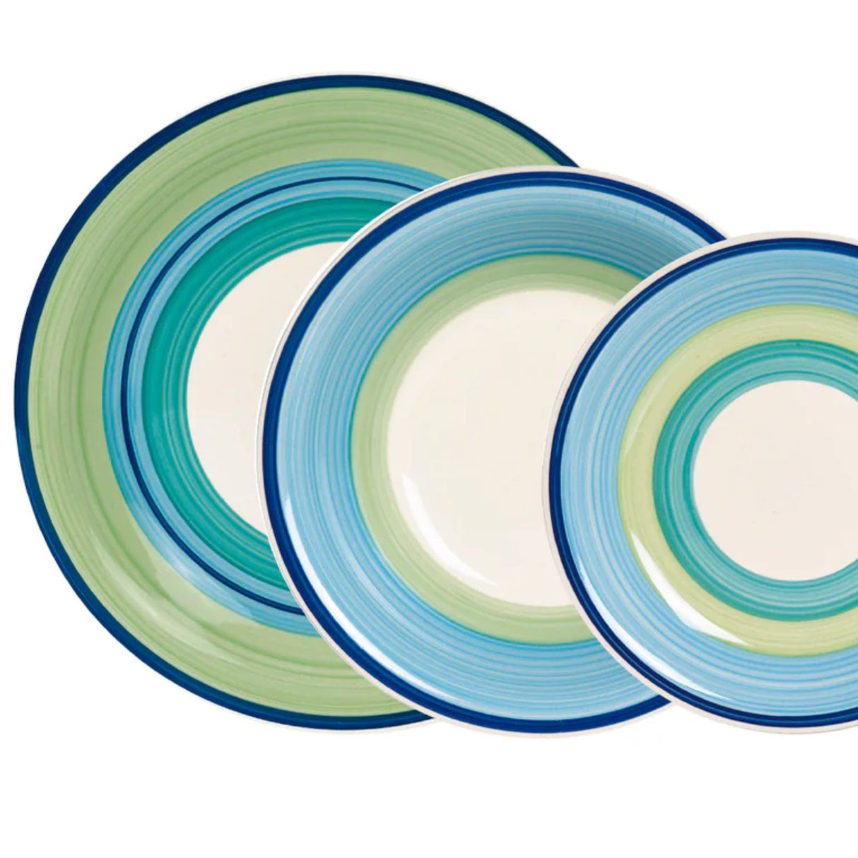 Vajilla Hallen Ceramica 30 Piezas Modelo Mallorca Color verde