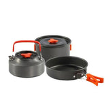 Set Ollas Outdoor Camping Cocinilla Utensilios Ds-308