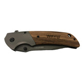 Navaja Wayu Cortapluma Pocket Knife 22 Cm Mango Madera