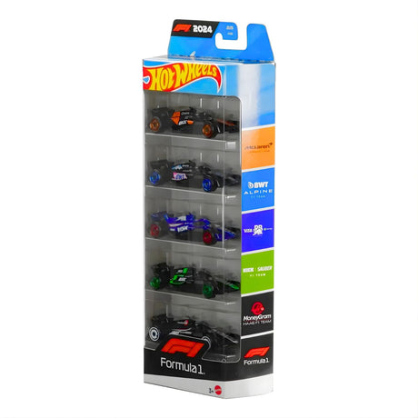 Set 5 Autos Basicos Hot Wheels Formula 1 Vehiculo Mattel | Disparo.cl