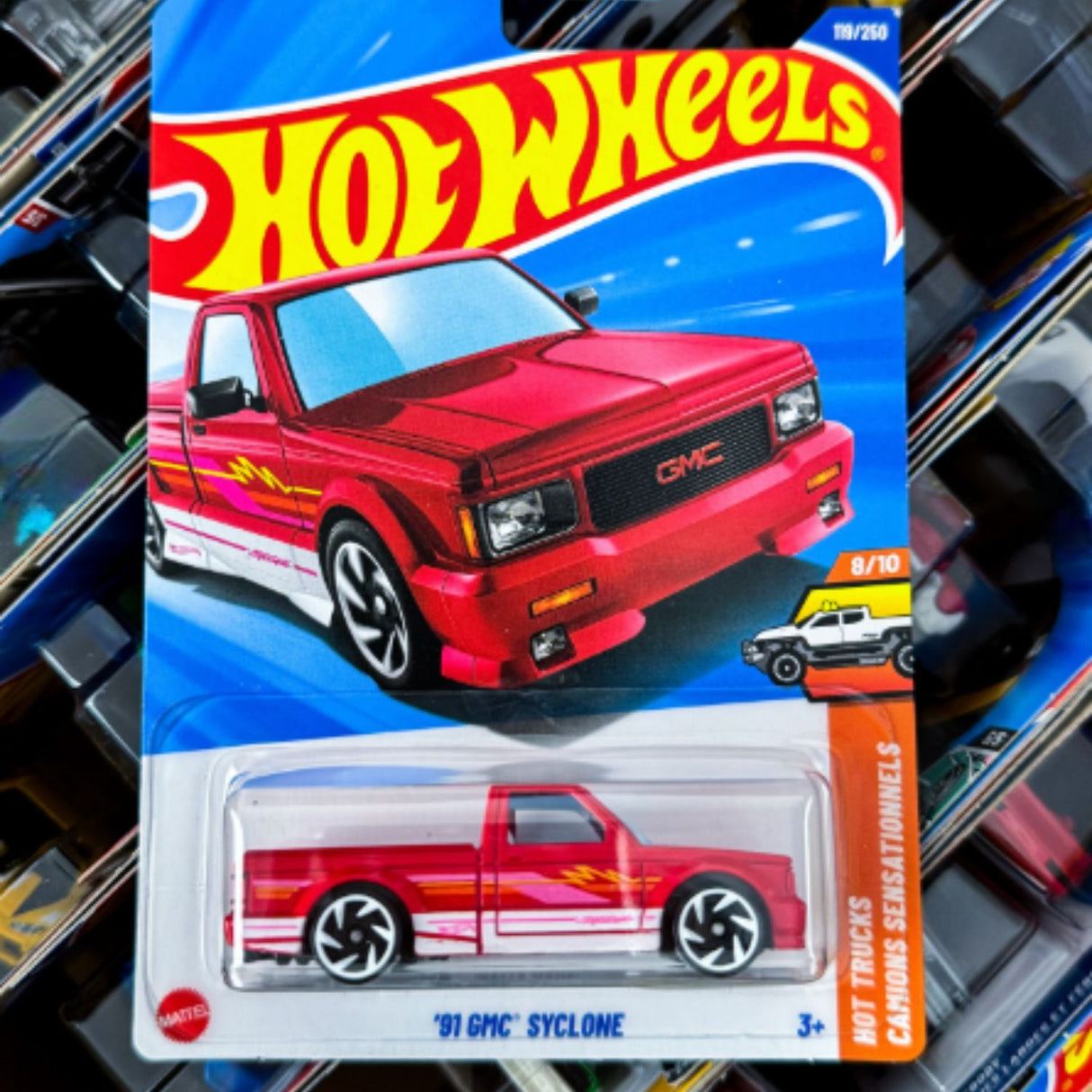Auto Hot Wheels '91 Gmc Syclone Juguete Mattel 119/250