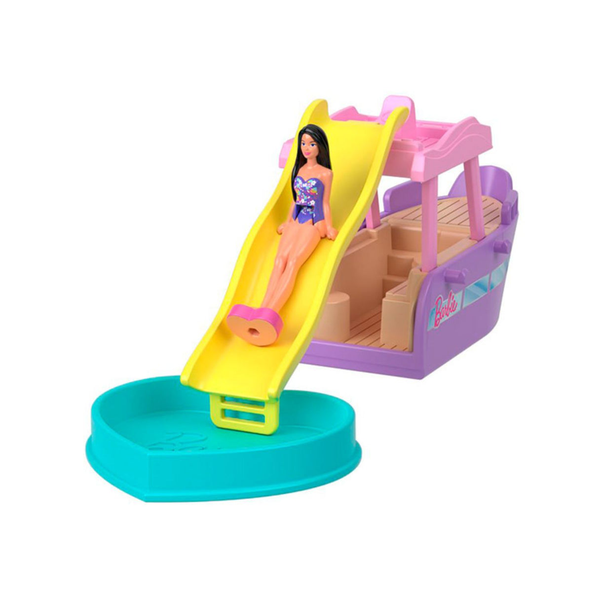 Barbie Vehiculo Crucero Muñeca Sorpresa Barbieland Mattel