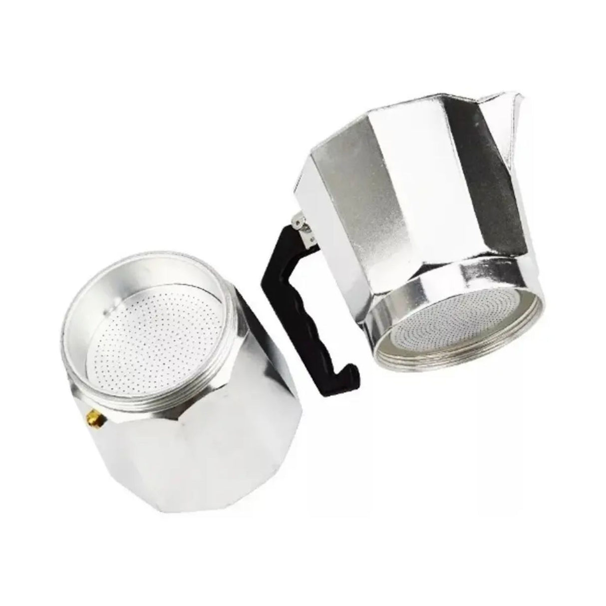 Cafetera Italiana 9 Tazas Cafetera Portatil Color Gris | Disparo.cl