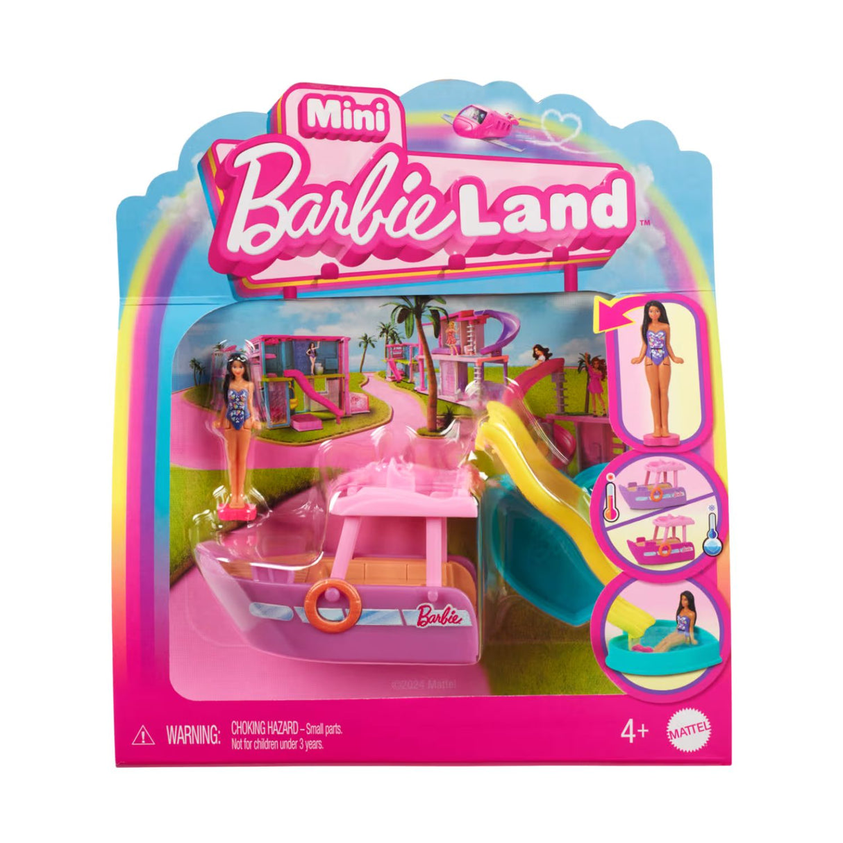 Barbie Vehiculo Crucero Muñeca Sorpresa Barbieland Mattel