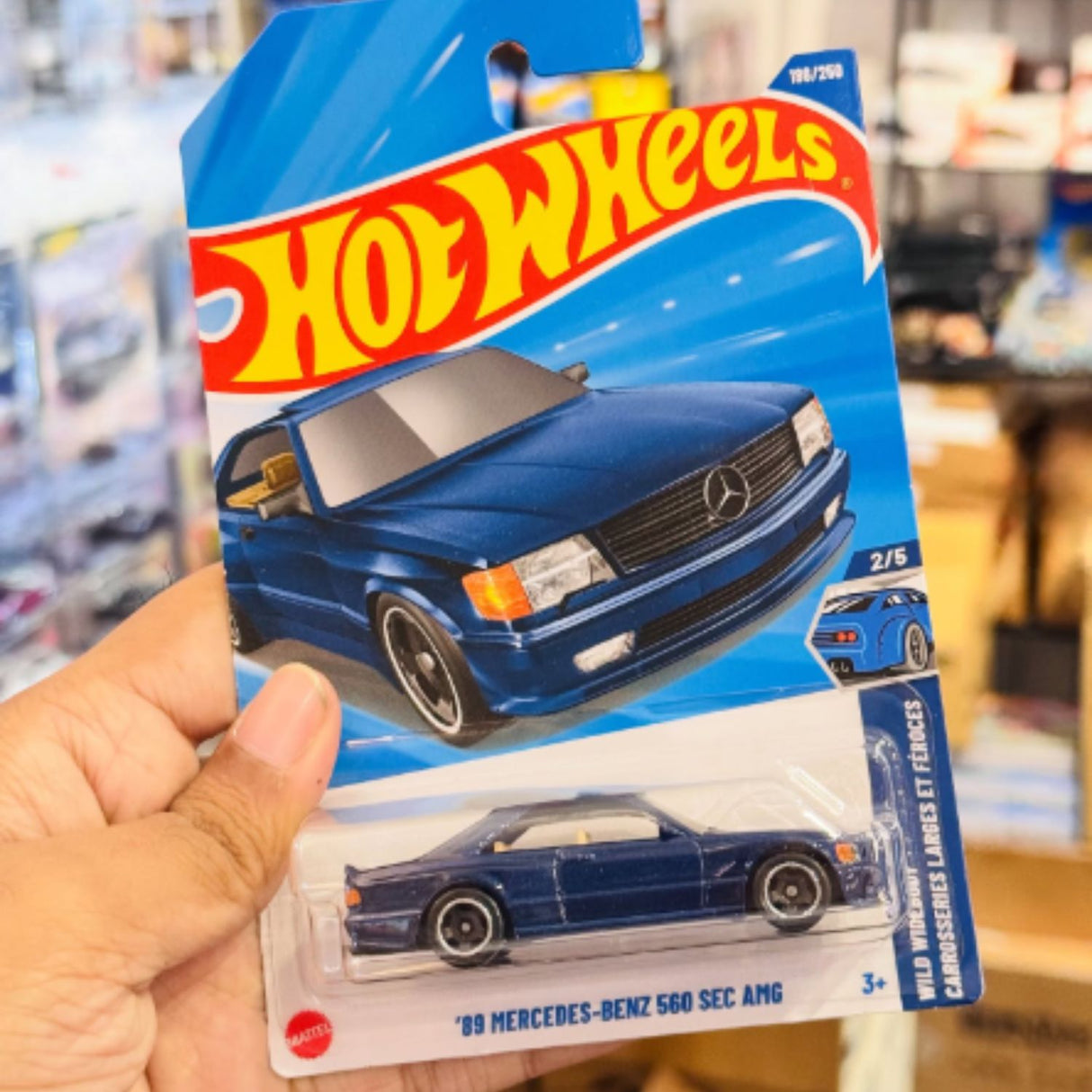 Auto Hot Wheels '89 Mercedes-Benz 560 Sec Amg Mattel 186/250