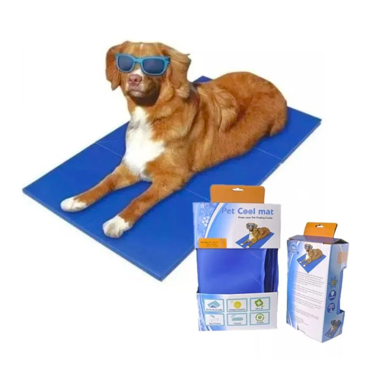 Manta Gel  Mascotas Talla M 40x50cm Comodidad Refrescante