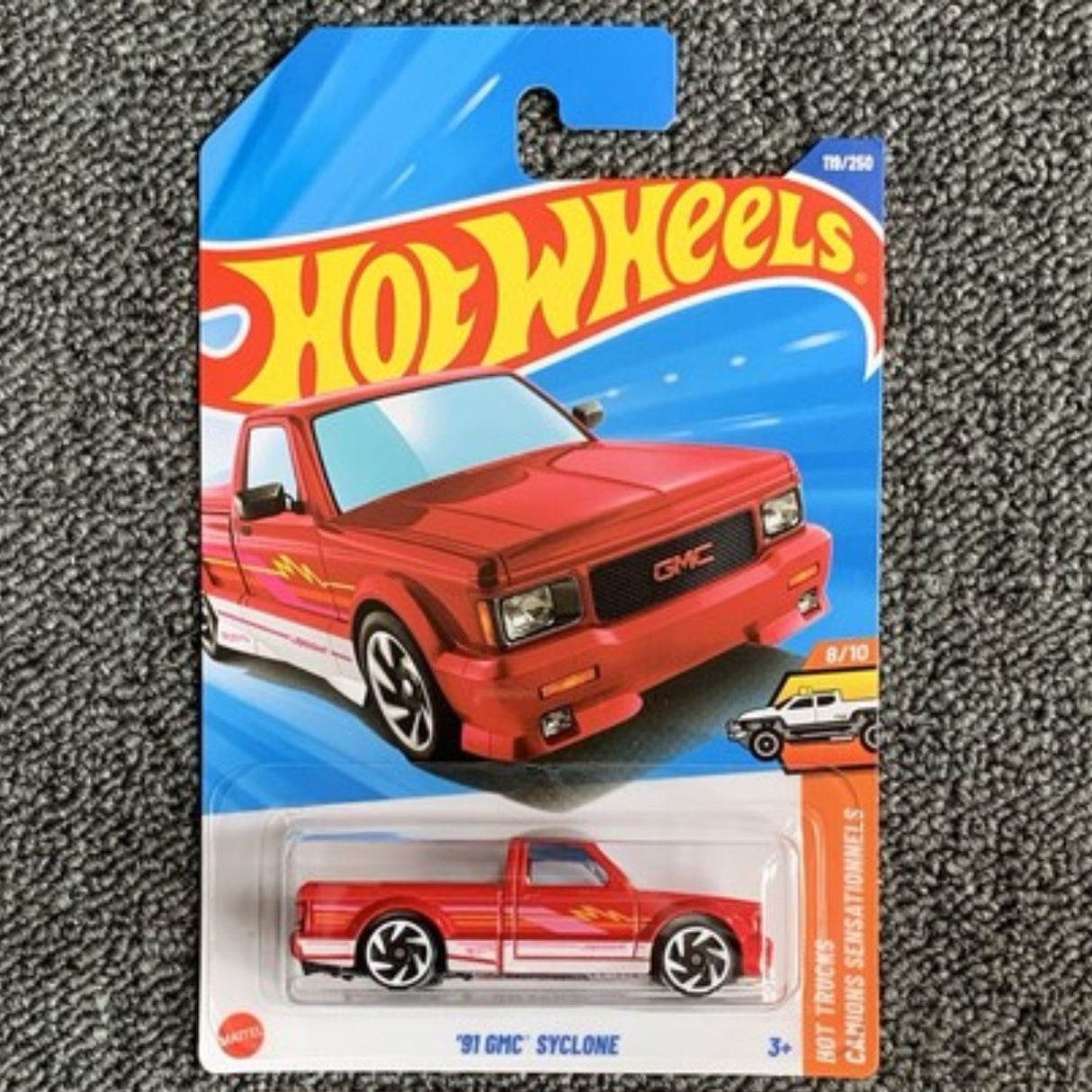 Auto Hot Wheels '91 Gmc Syclone Juguete Mattel 119/250