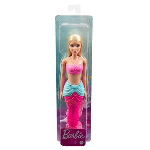 Barbie Muñeca Sirena Rubia Fantasia De Plastico Mattel