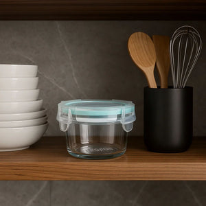 Contenedor Hermetico Allegra Vidrio 165mL Redondo Cocina