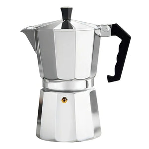Cafetera Italiana Aluminio 6 Tazas 300mL Clásica 17cm