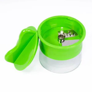 Cortador Rallador Verduras Espiral Juliana Color Verde. Crea tiras perfectas de verduras fácilmente. Ideal para ensaladas. ¡Compra ahora!-4