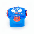 Porta Snack Cuadrado Spiderman Libre de BPA Contenedor fondo blanco