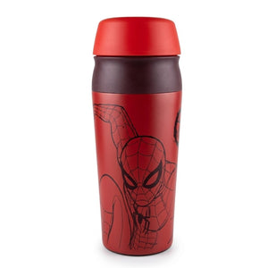 Mug Termico Spiderman Acero Inoxidable 560ml Libre de BPA fondo blanco