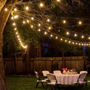 Guirnalda Luces Calida 10 Led Exteriores Con Panel Solar 10M