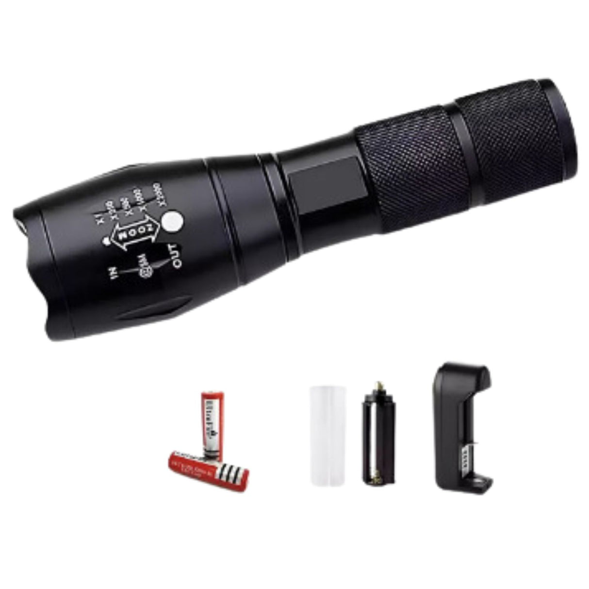 Linterna Tactica Recargable Camping Emergencia Zoom 6000 Lm