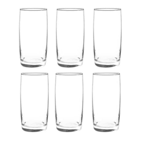 Set 6 Vasos Altos Modelo Monterrey Transparente De 445mL