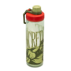 75Botella Hulk Tapa Rosca Infantil 600ml Libre de BPA tapa cerrada