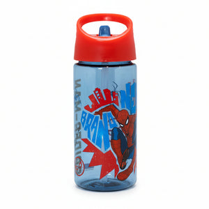 Botella Spiderman PP Infantil 500ml Libre de BPA fondo blanco