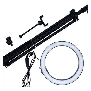 Aro De Luz 26cm Fotografia Iluminacion con Tripode 180cm | Disparo.cl