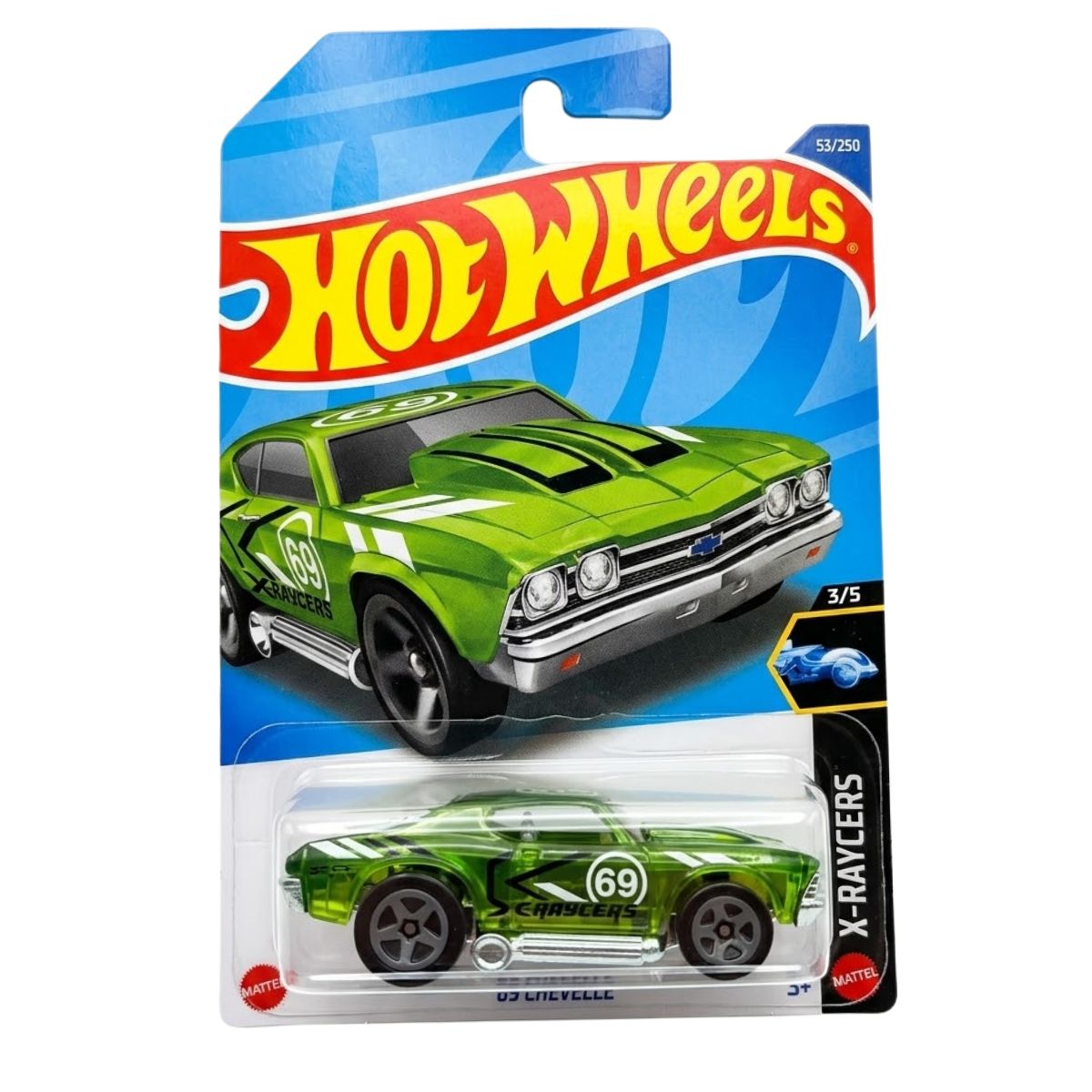 Hot Wheels Auto '69 Chevelle 53/250 X-Raycers