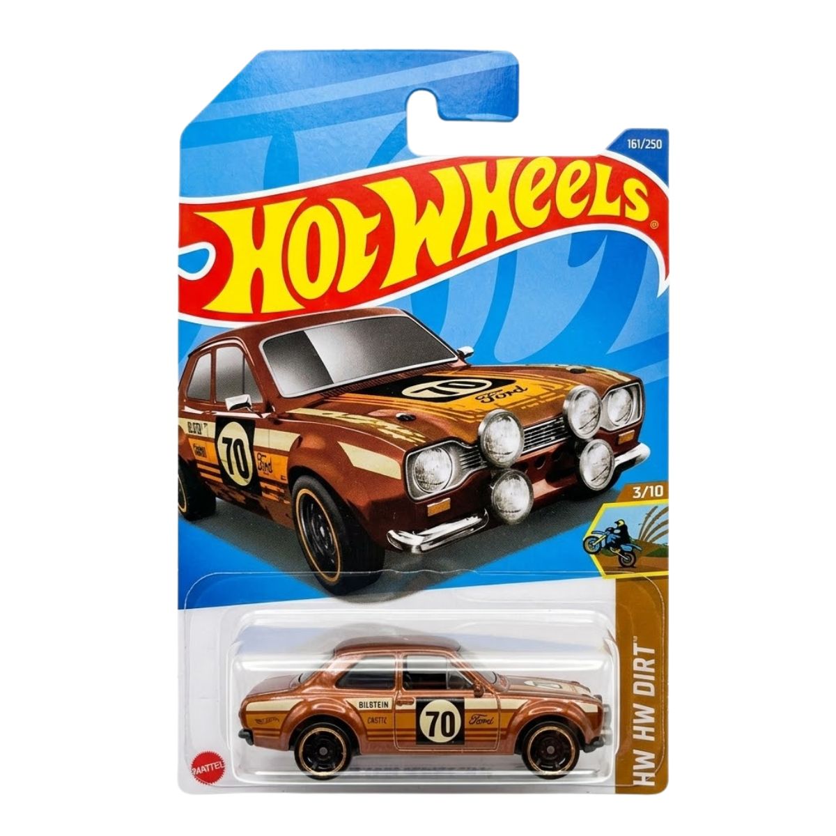 Hot Wheels Auto '70 Ford Escort RS1600 161/250 HW Dirt Cafe