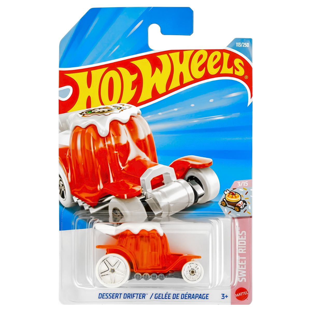 Hot Wheels Auto Dessert Drifter 55/250 Sweet Rides Naranja