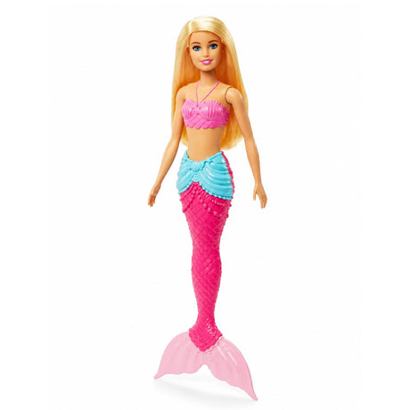 Barbie Muñeca Sirena Rubia Fantasia De Plastico Mattel Fondo blanco | Disparo.cl