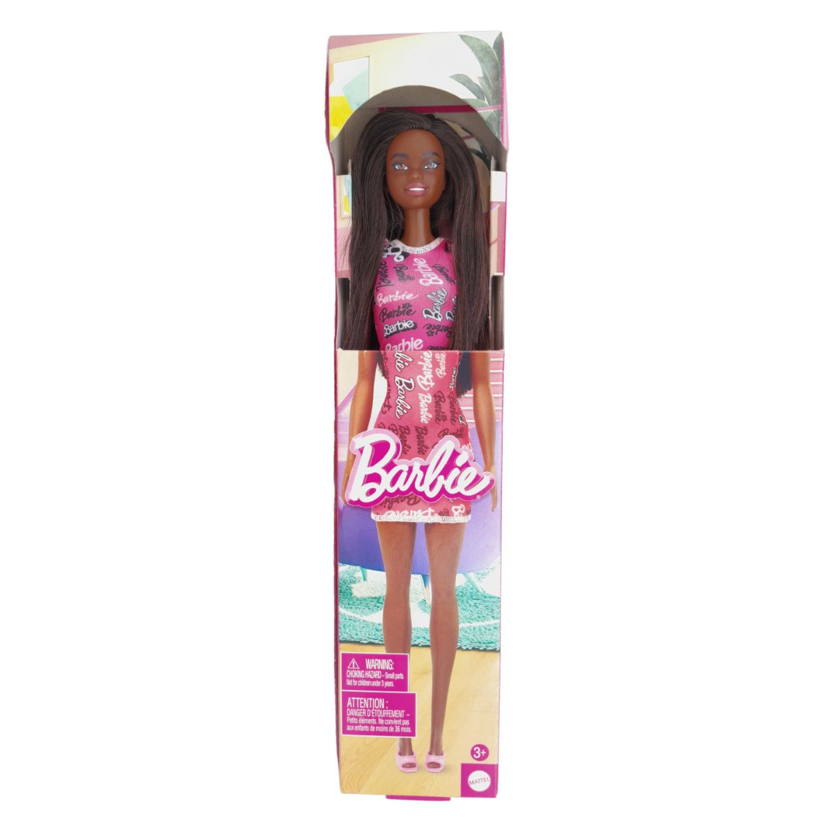 Barbie Muñeca Vestido Sorpresa Morena Mattel | Disparo.cl