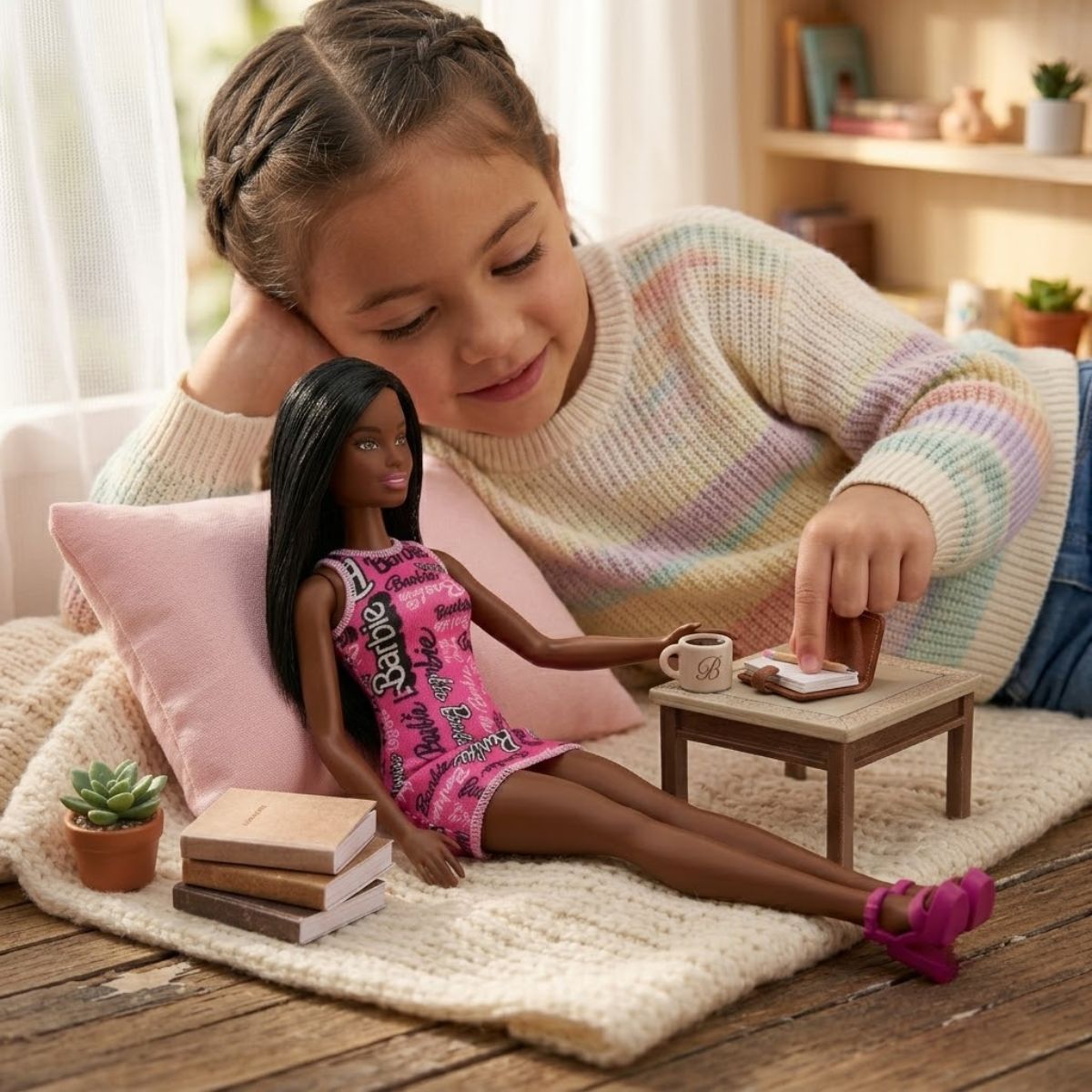 Barbie Muñeca Vestido Sorpresa Morena Mattel lifestyle | Disparo.cl