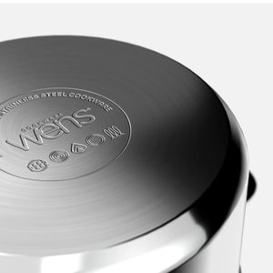 Batería Cocina Wens De 6 Piezas Acero Inoxidable 510-6SS por detras | Disparo.cl