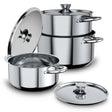 Batería de Cocina 6 Piezas Acero Inoxidable Wens 420-6SS