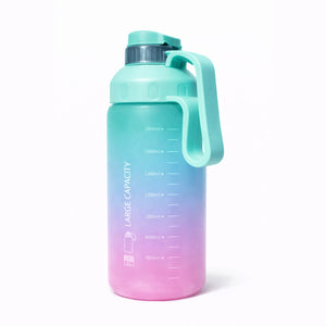 Botella Deportiva Degradé Aqua Lila 1800 mL con Asa