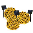 Set 3 Luces Navideñas Solar Calidas 100 Led 10M Decoracion. Ilumina tu hogar de forma ecológica y festiva. ¡Compra ahora y transforma tu Navidad!-1