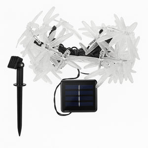 Set 3 Luces Navidad Libelulas Led Solar Calidas Decoracion. Ilumina tu hogar con encanto navideño y ahorra energía. ¡Compra ahora y transforma tu espacio!-3