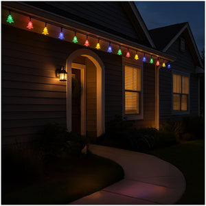 Luces Navidad Led Arboles Solar RGB Decoracion Jardin Hogar. Ilumina tu espacio con estilo y ahorra energía. ¡Compra ahora y transforma tu hogar!-3