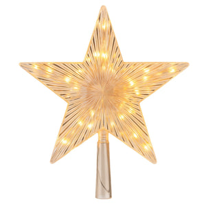 Estrella Punta Arbol Led Calida Navidad A Pilas Decoracion. Ilumina tu árbol con calidez y estilo. ¡Compra ahora y transforma tu Navidad!-1
