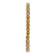 12 Esferas Navideñas Bambalinas De 6 Cm Dorado Decoracion. Perfectas para embellecer tu árbol y crear un ambiente festivo. ¡Compra ahora y decora!-1