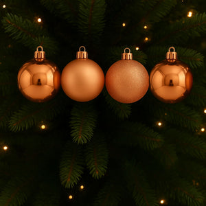 4 Bambalinas Esferas Navideñas Rosa 12cm Decoracion Navidad. Añade un toque elegante a tu árbol. ¡Compra ahora y transforma tu hogar estas fiestas!-3